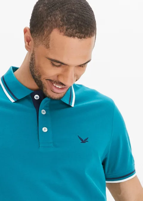 Lot de 2 polos en maille piquée 100% coton