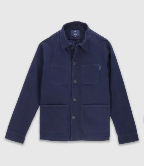 IZAC - Veste casual en coton marine