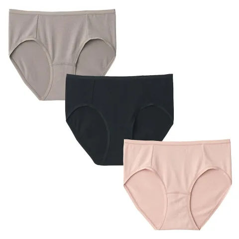 Lot de 3 culottes de bain en fil recyclé pour femme