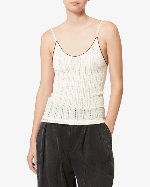 Débardeur En Maille India - Femme - Écru - Taille 44