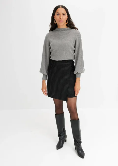 Pull oversize en viscose majoritaire