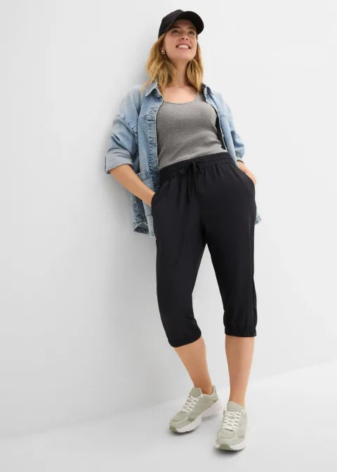 Pantalon fonctionnelle, longueur corsaire, séchage rapide