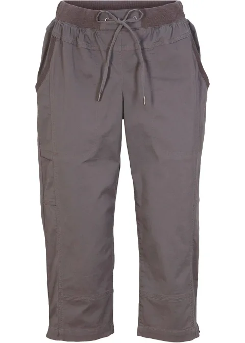Pantalon corsaire avec lien à nouer