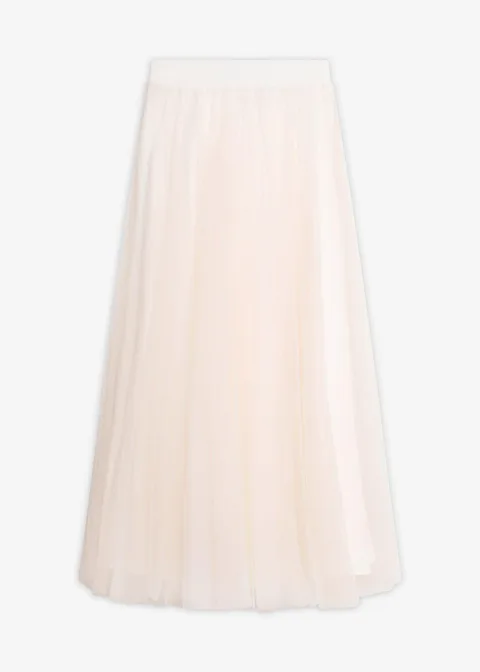 Jupe longue en tulle délicat