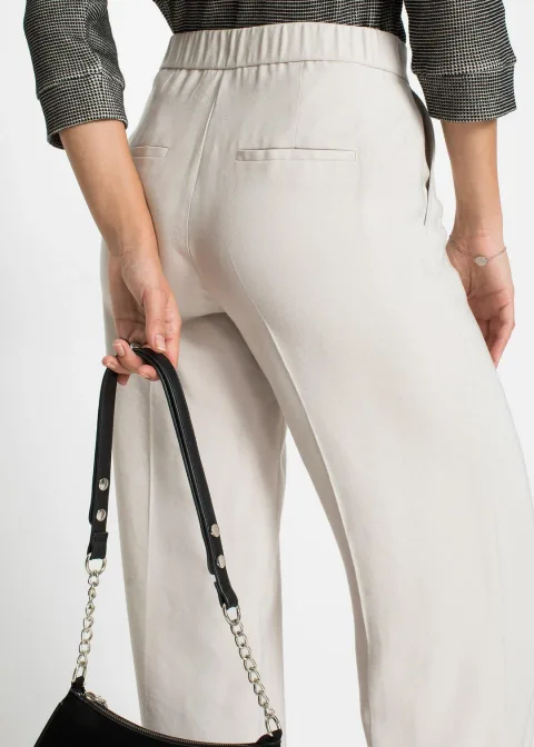 Pantalon large et léger à pinces