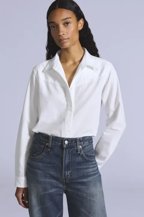 Levi's Chemise Club - Femme - Blanc / L Antique White - XS