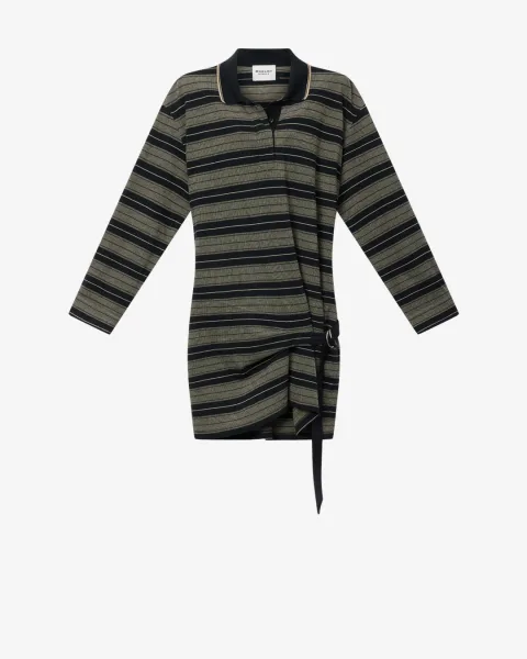 Robe Isea - Femme - Noir Et Écru - Taille 42 - Marant Étoile