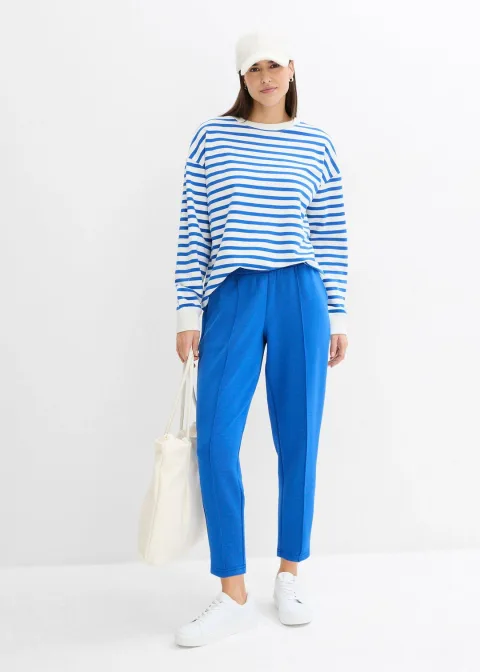 Pantalon de jogging en matière néoprène, taille élastiquée