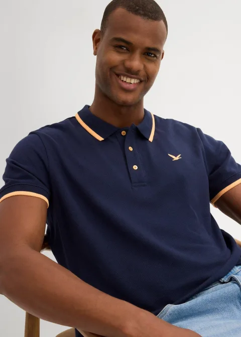 Lot de 2 polos en maille piquée 100% coton