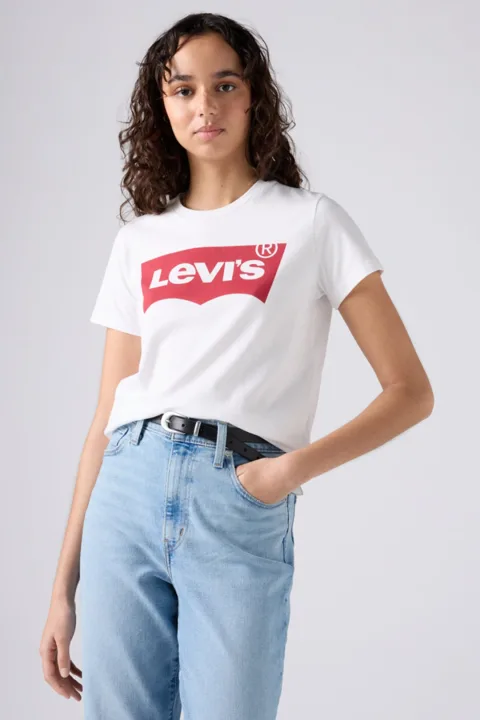 Levi's T Shirt Graphique - Femme - Blanc / White - 2XS