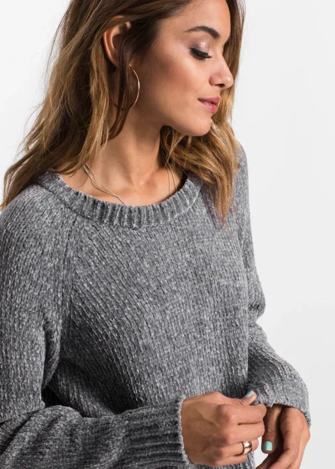 Robe en maille chenille oversize