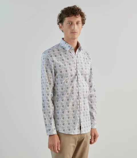 IZAC - Chemise fantaisie blanche