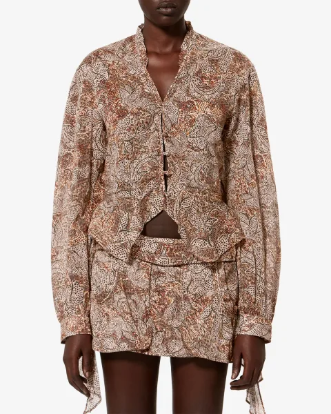 Blouse Celeny - Femme - Ocre - Taille 44