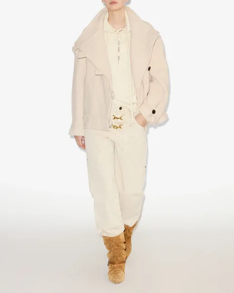 Manteau Hanis - Femme - Écru - Taille 40