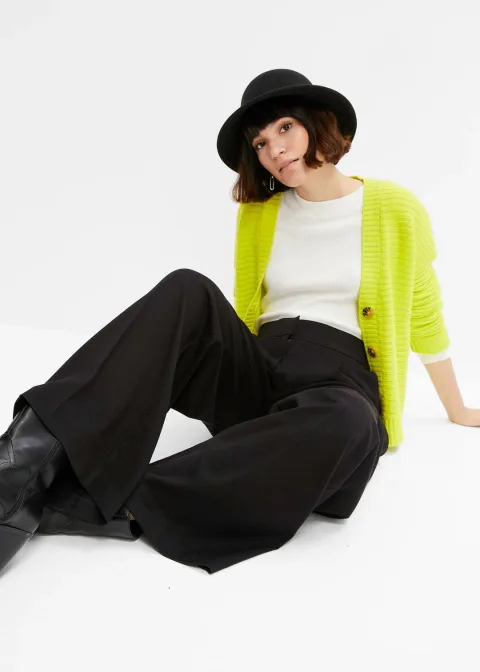 Pantalon à jambes larges