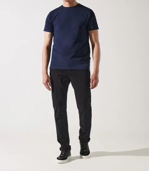IZAC - T-shirt uni marine GINO