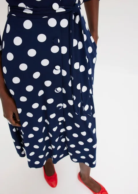 Robe-chemise avec lien à nouer (ens. 2 pces)