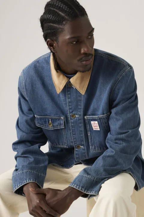 Levi's Veste Chore Berkley - Homme - Bleu / Mornin Classical T - XS
