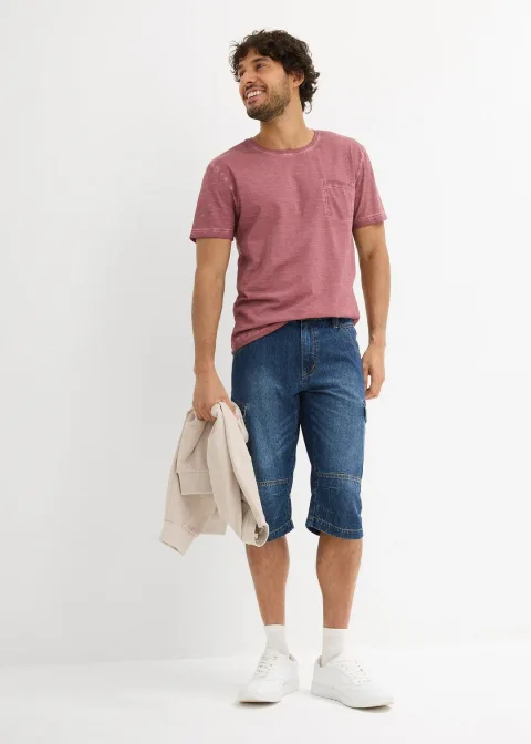 T-shirt effet délavé