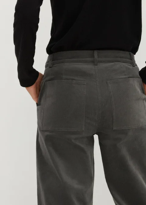 Pantalon en velours côtelé extensible