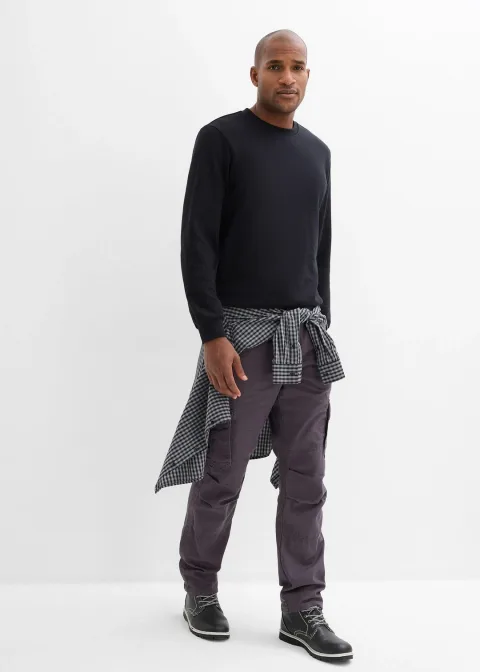 Pantalon cargo loose et droit