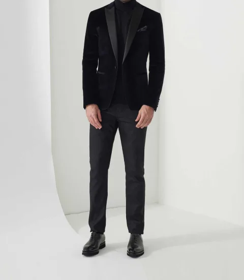 IZAC - Veste ville séparable marine ''Velvet''
