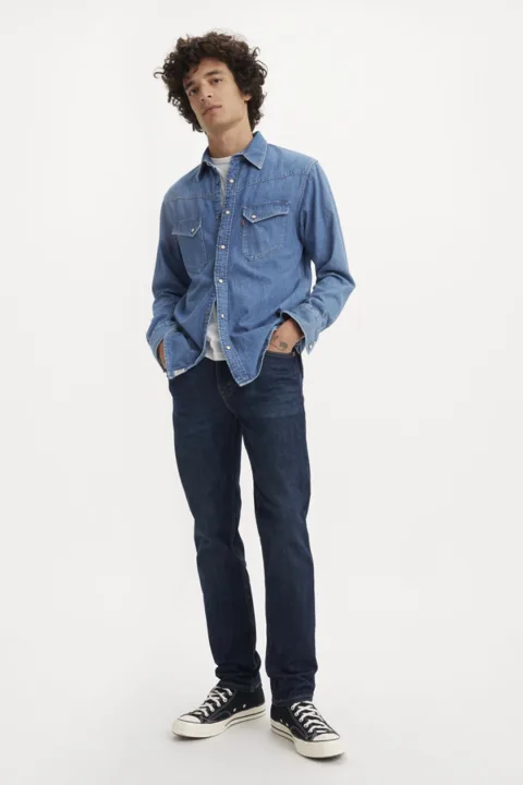 Levi's Jean Slim 511 - Homme - Bleu / Biologia - 28X32
