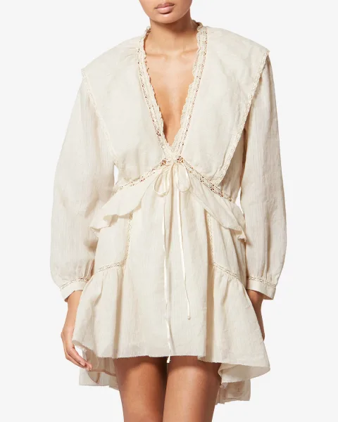 Robe Damya - Femme - Écru - Taille 42 - Marant Étoile