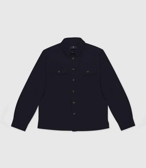 IZAC - Surchemise casual marine JAMES