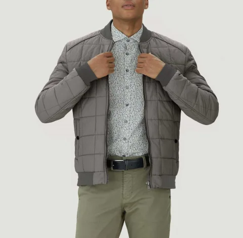 IZAC - Blouson matelasse léger kaki ''Timeo''