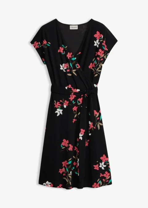 Robe en jersey style portefeuille