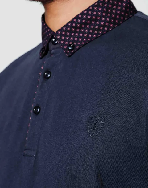 IZAC - Polo coton marine
