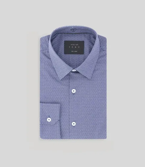 IZAC - Chemise fantaisie marine