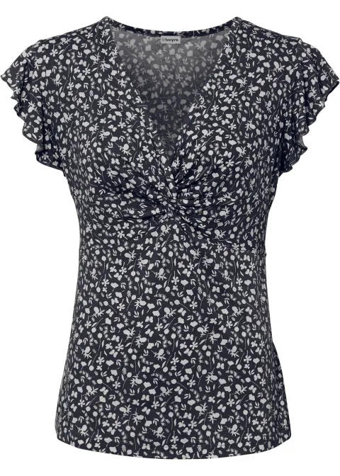 Blouse en jersey viscose extensible