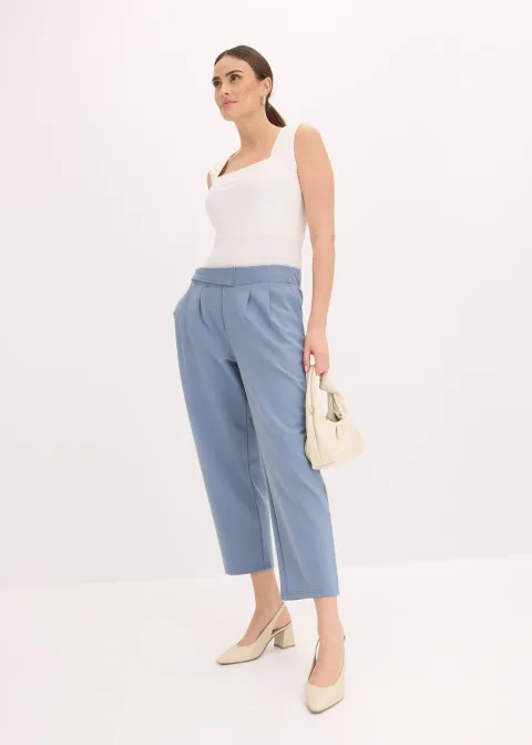 Pantalon barrel à pinces