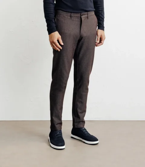 IZAC - Pantalon armuré marron