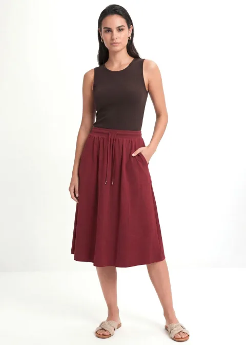Jupe en jersey coton