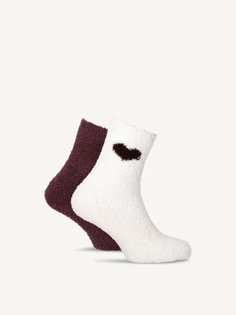 Lot de 2 paires de chaussettes rouge - 39-42