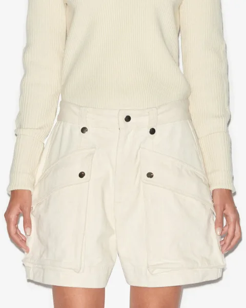 Short Jemmy - Femme - Écru - Taille 40 - Marant Étoile