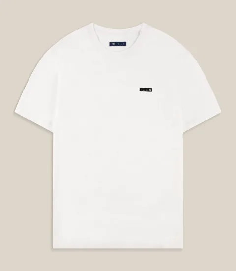 IZAC - T-shirt en jersey blanc