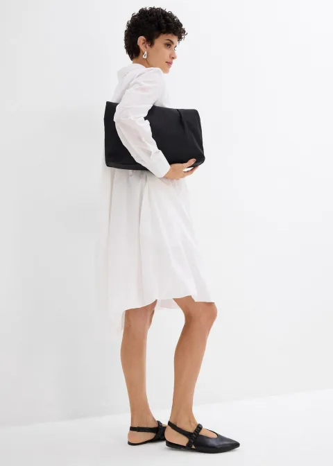 Robe-chemise 100% coton à base boule