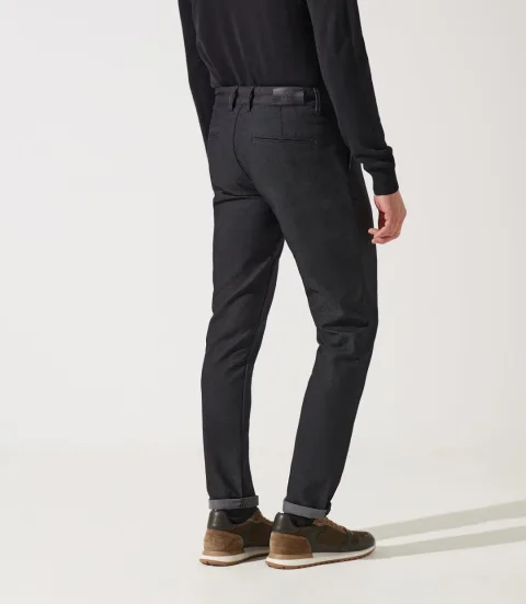 IZAC - Pantalon slack urbain noir