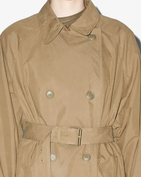 Manteau Cacilda - Femme - Kaki - Taille 42 - Marant Étoile