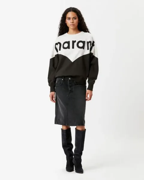 Sweatshirt Houston - Femme - Noir - Taille 36 - Marant Étoile