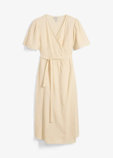 Robe de grossesse et d’allaitement en gaze de coton