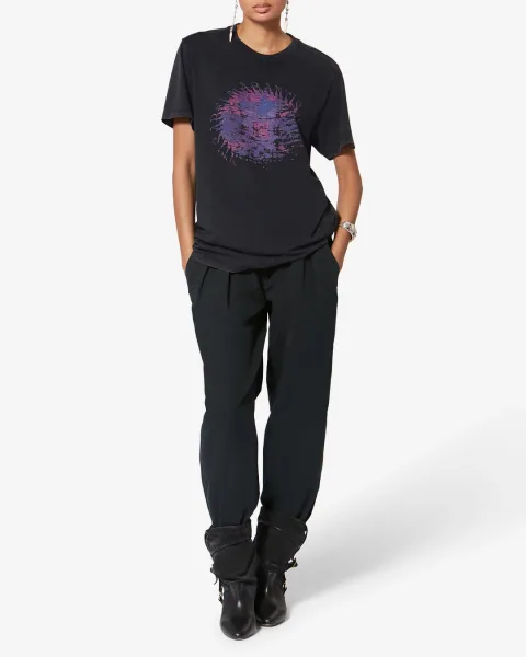 Tee Shirt Zoeline - Femme - Noir - Taille L - Marant Étoile