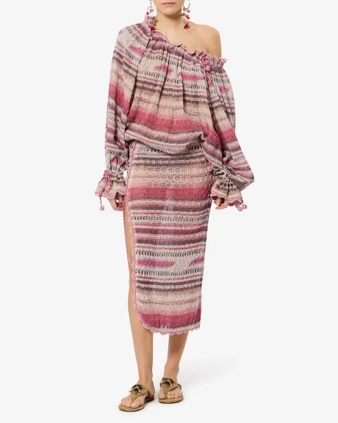 Jupe Noryane - Femme - Rose - Taille 42