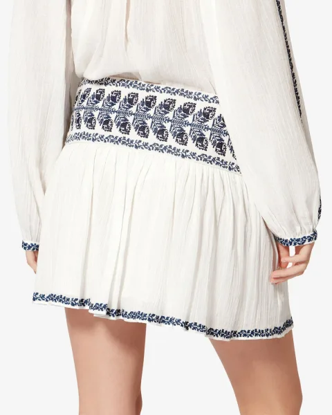 Jupe Picadilia - Femme - Beige-red - Taille 42 - Marant Étoile