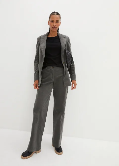 Pantalon en velours côtelé extensible