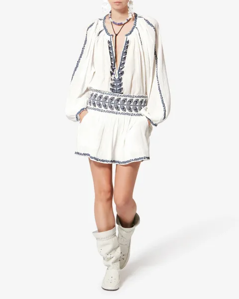 Jupe Picadilia - Femme - Beige-red - Taille 42 - Marant Étoile